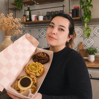 Zuri Padilla con sus Crumble Cookies